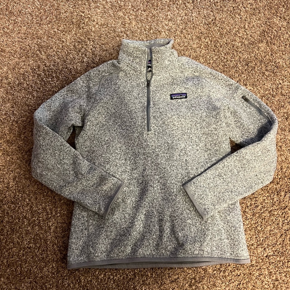 Patagonia Women’s Gray better sweater 1/4 zip fleece